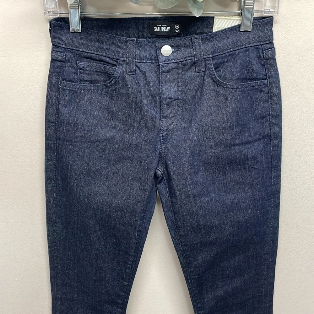 NWT Kate Spade Saturday Skinny Jeans Dark Wash Denim 24